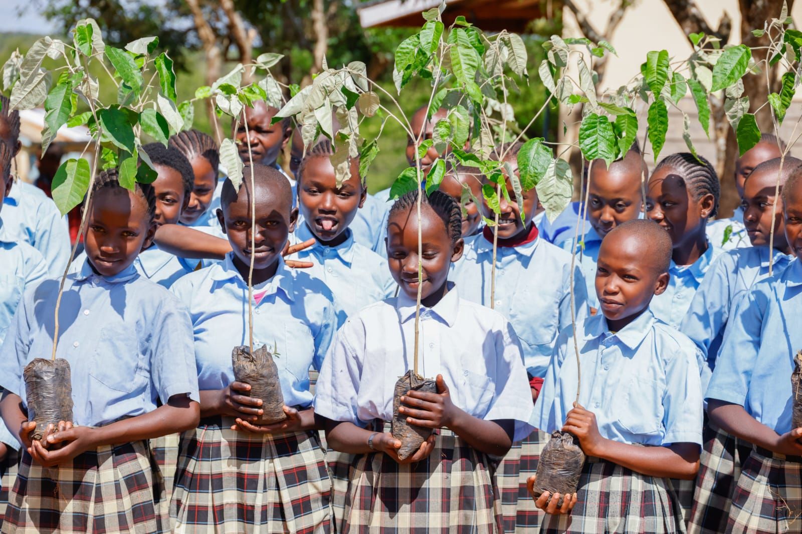 Sustainability as part of the Kids' Athletics Relay Around the World Challenge in Kenya
