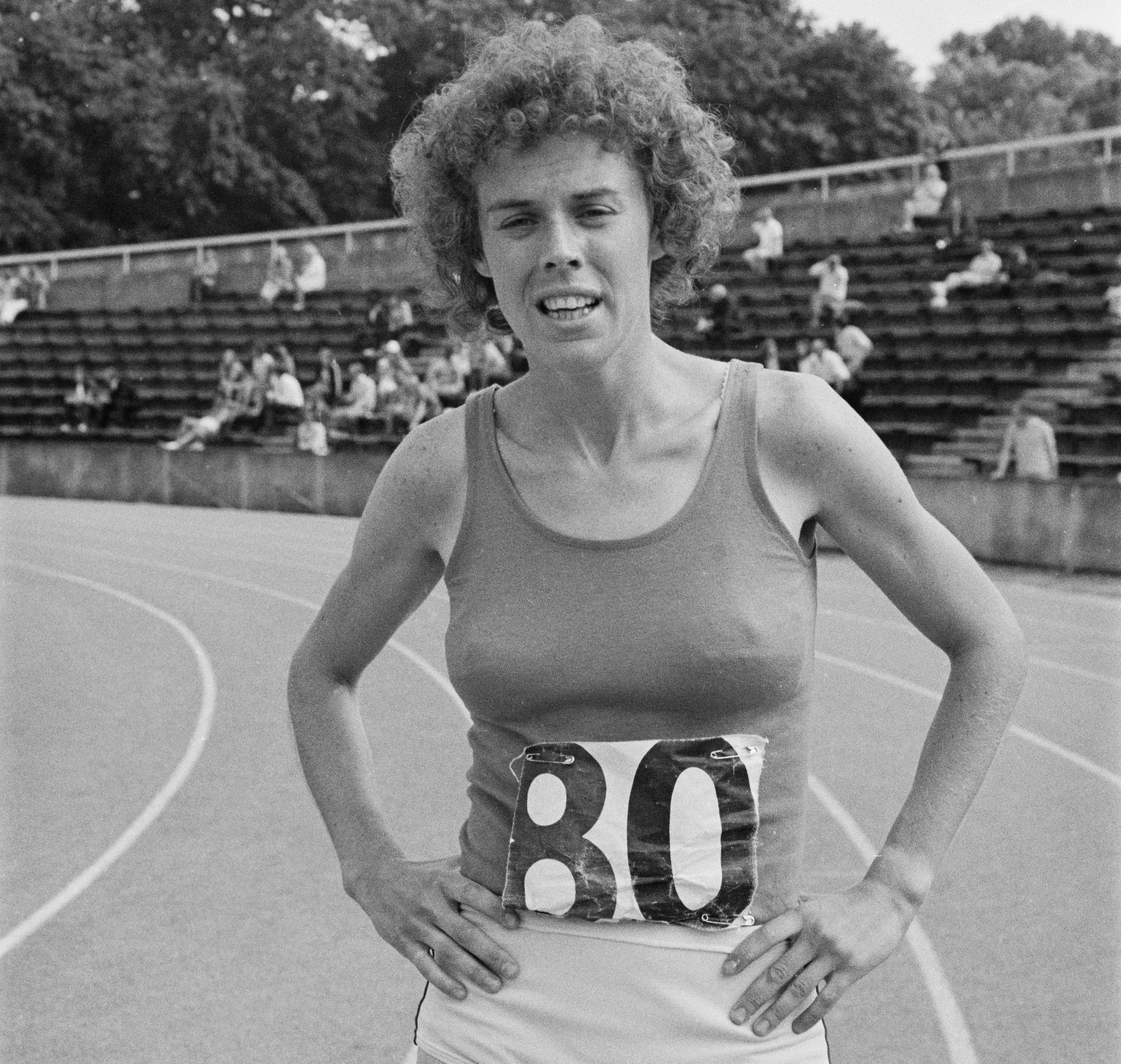 Canadian athlete Abby Hoffman in 1971