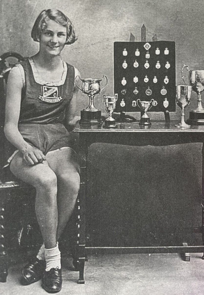 Dorothy Odham, 1934 ESAA U16 high jump silver medallist, the first British woman to win an individual Olympic medal