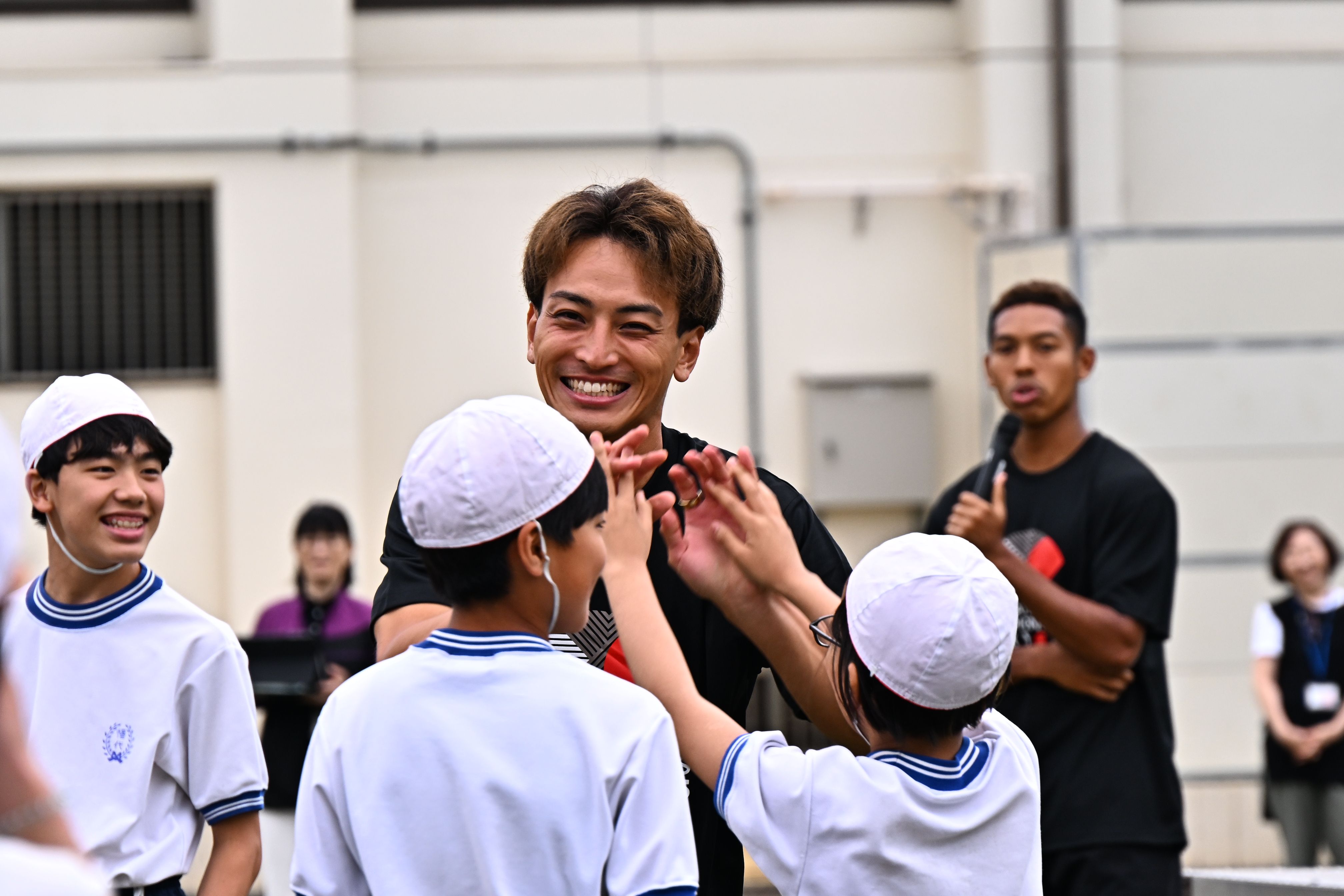 大会アスリートアンバサダーによるスペシャル授業