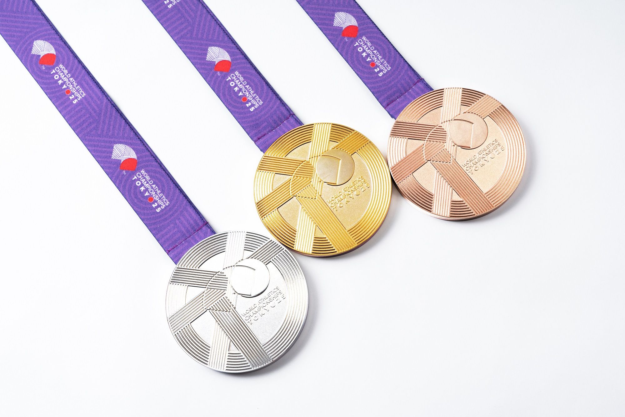 World Athletics Championships Tokyo 25 medals - Front