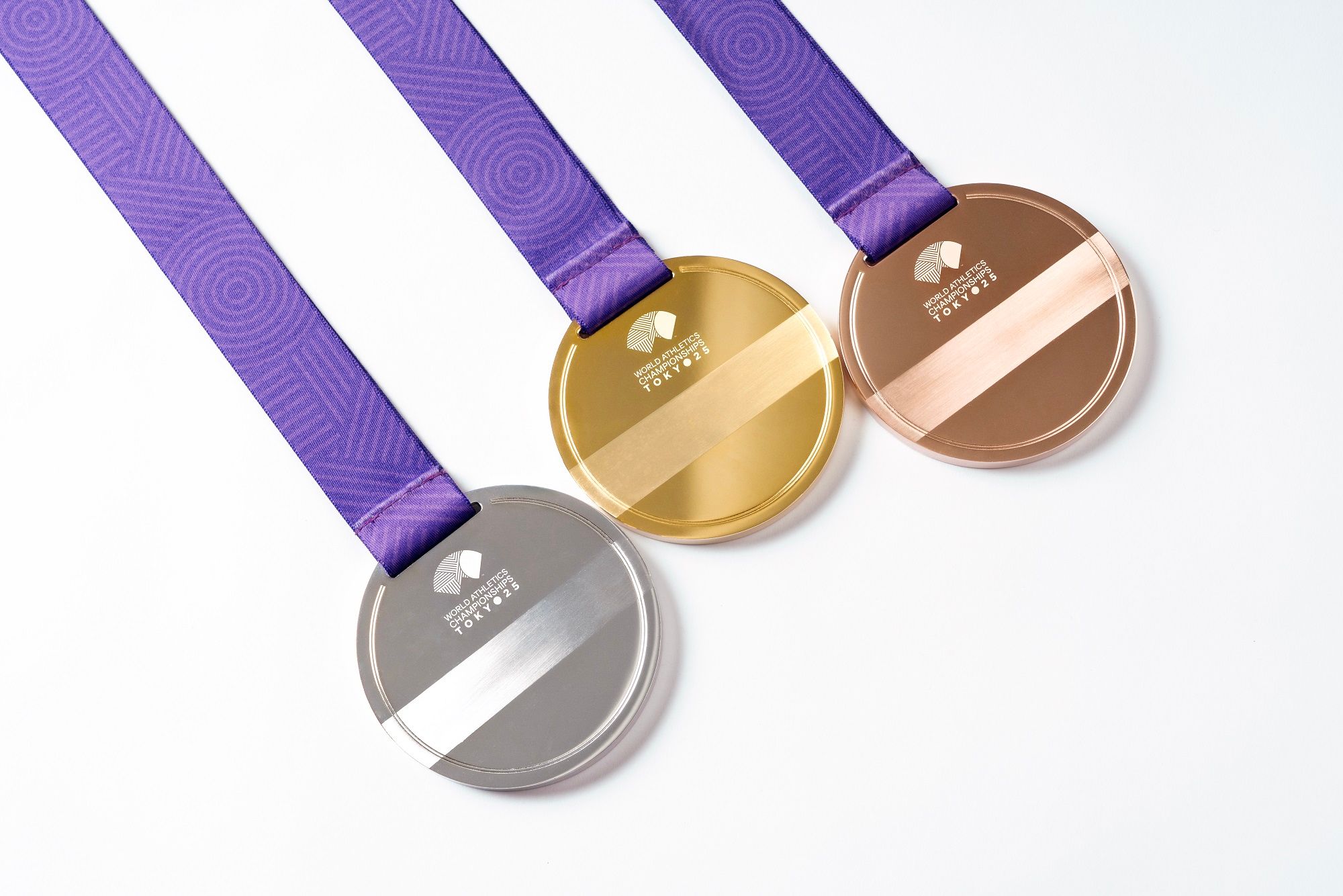 World Athletics Championships Tokyo 25 medals - Back