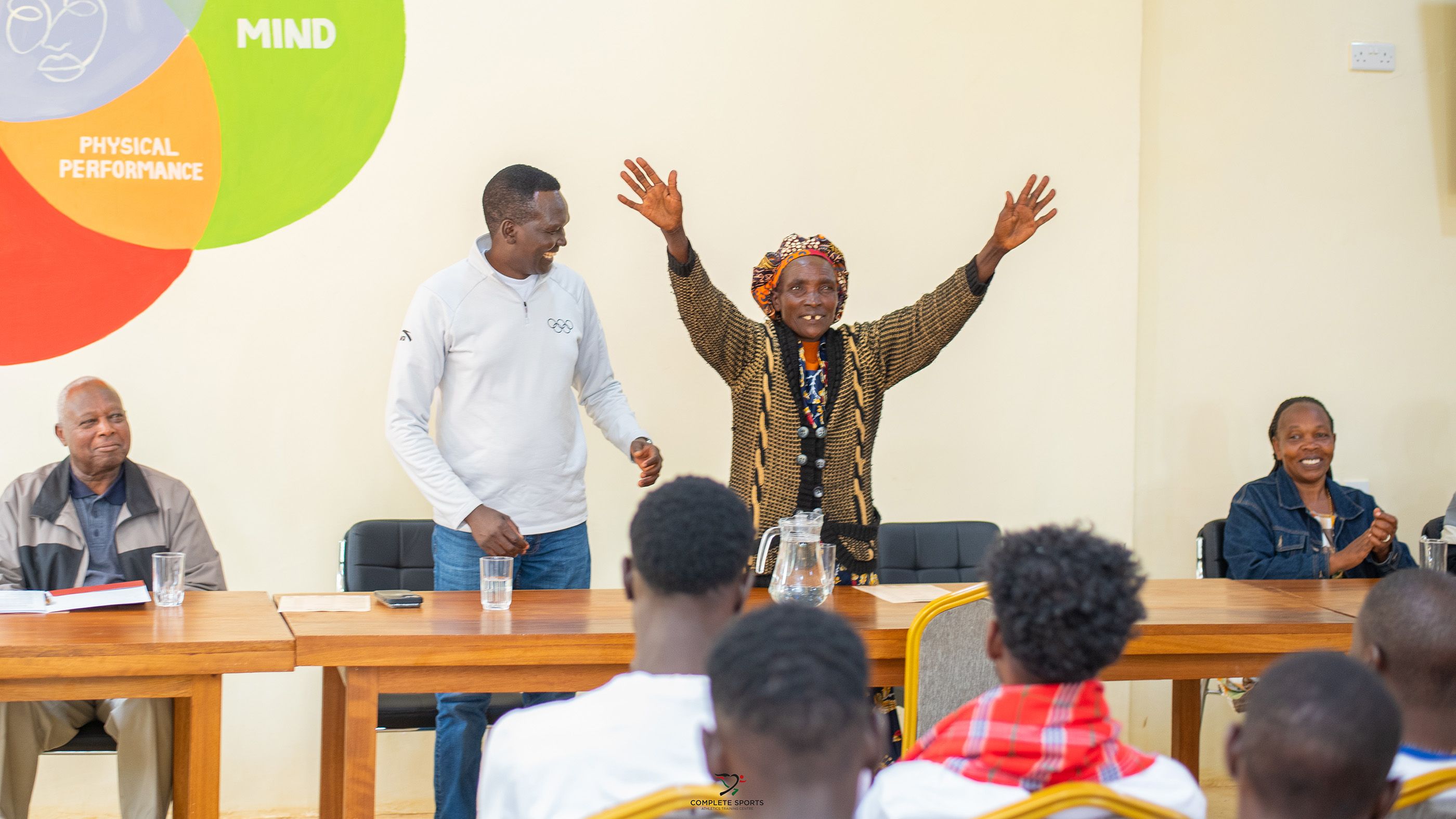 Village elder Salina Birir who embraces the refugee athletes into her community with open arms