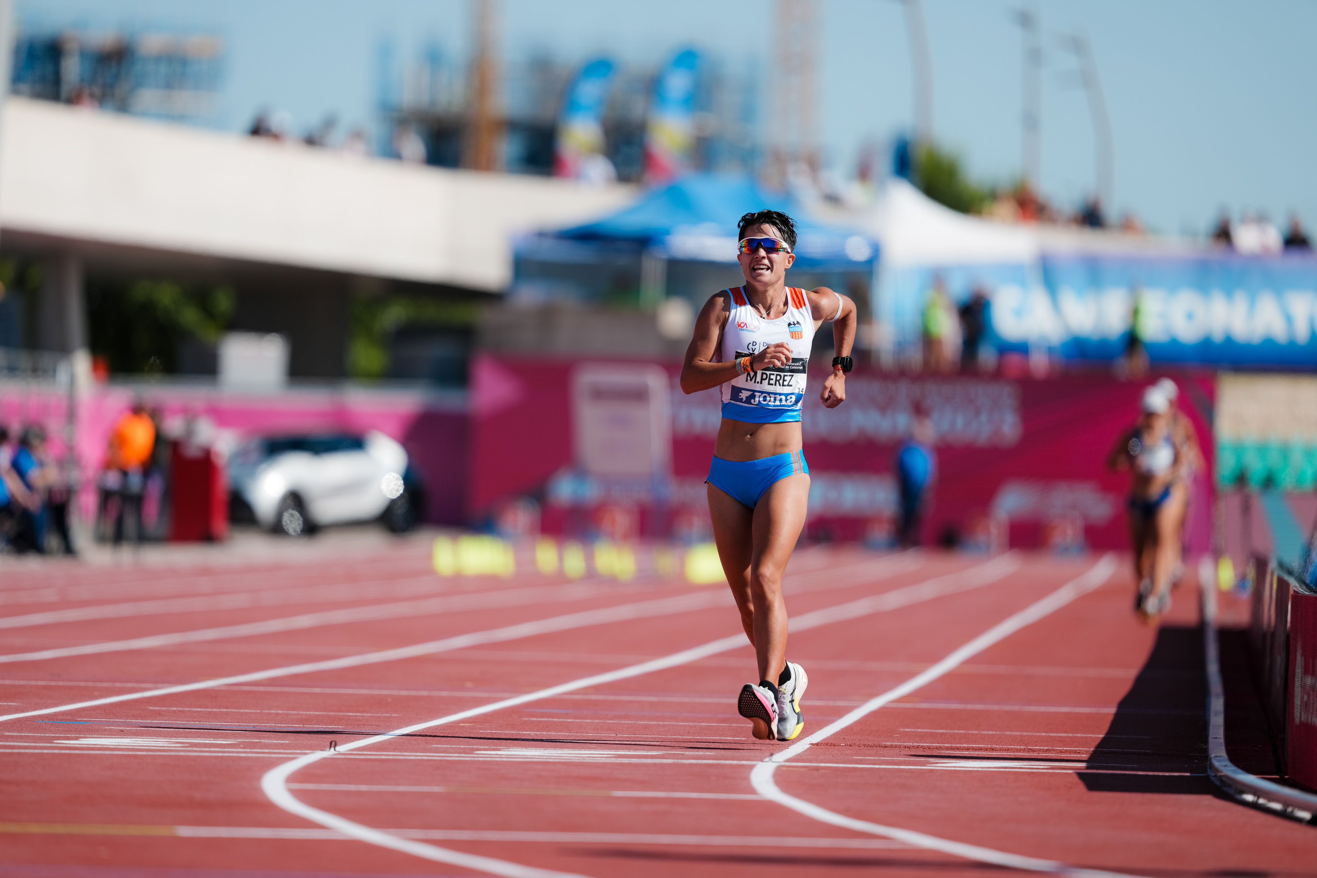 María Pérez at the Spanish Championships