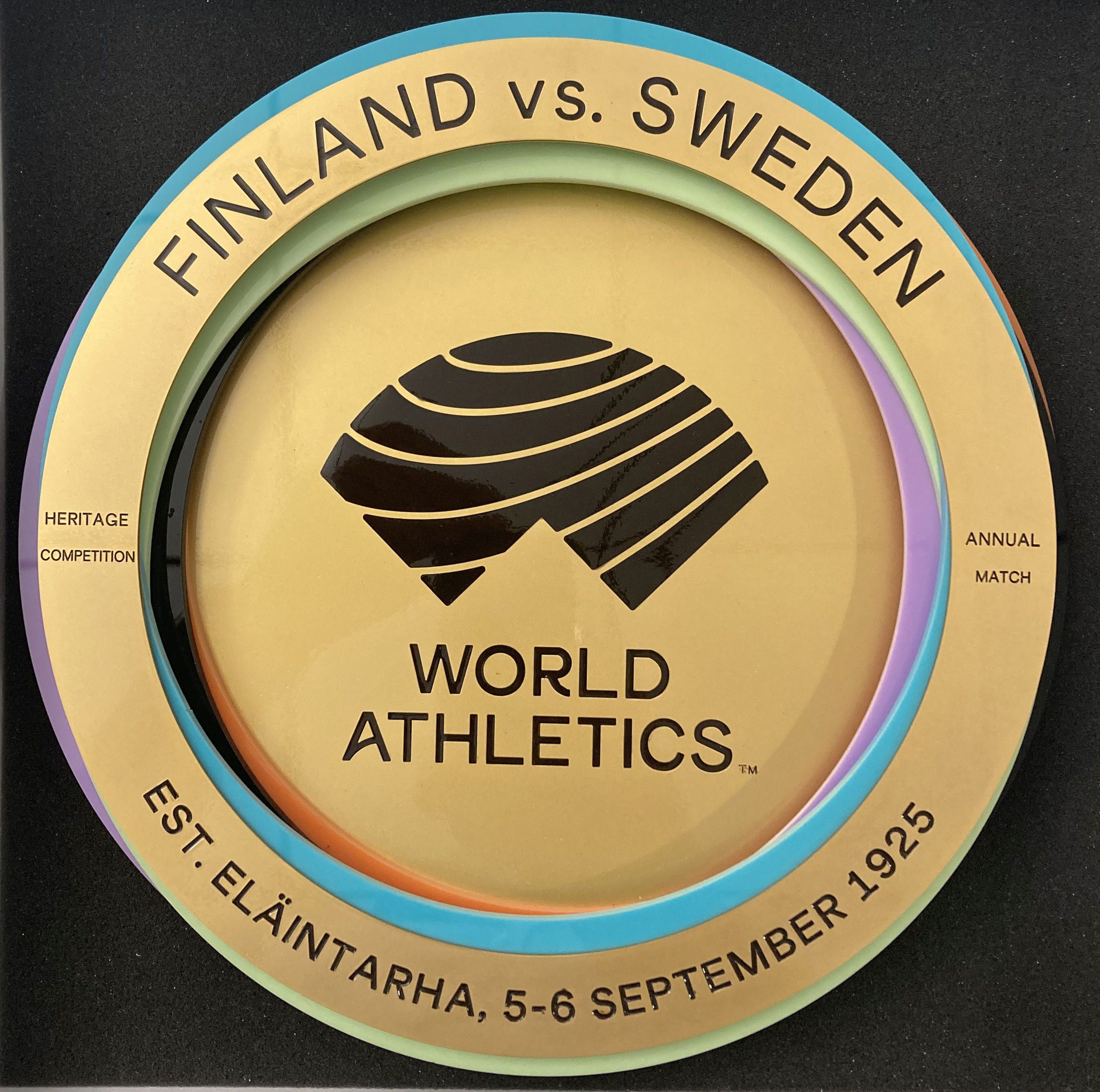 Finland vs Sweden - Heritage Plaque