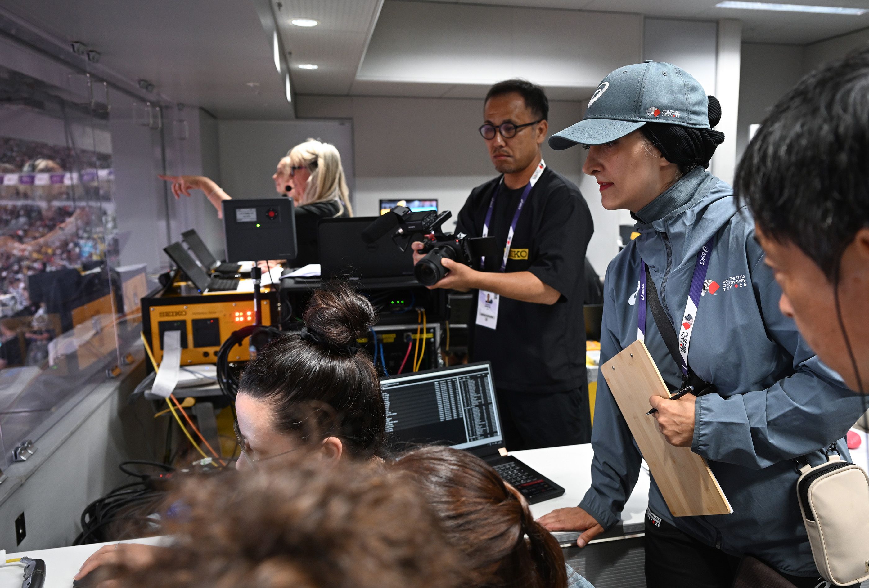 Maryam Abrishamforoushan in the Time Management and Operations Room in Tokyo