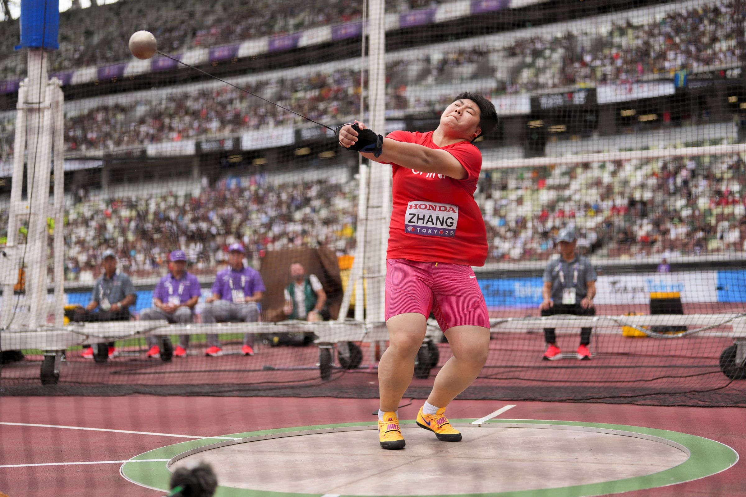 Zhang Jiale at the World Athletics Championships Tokyo 25