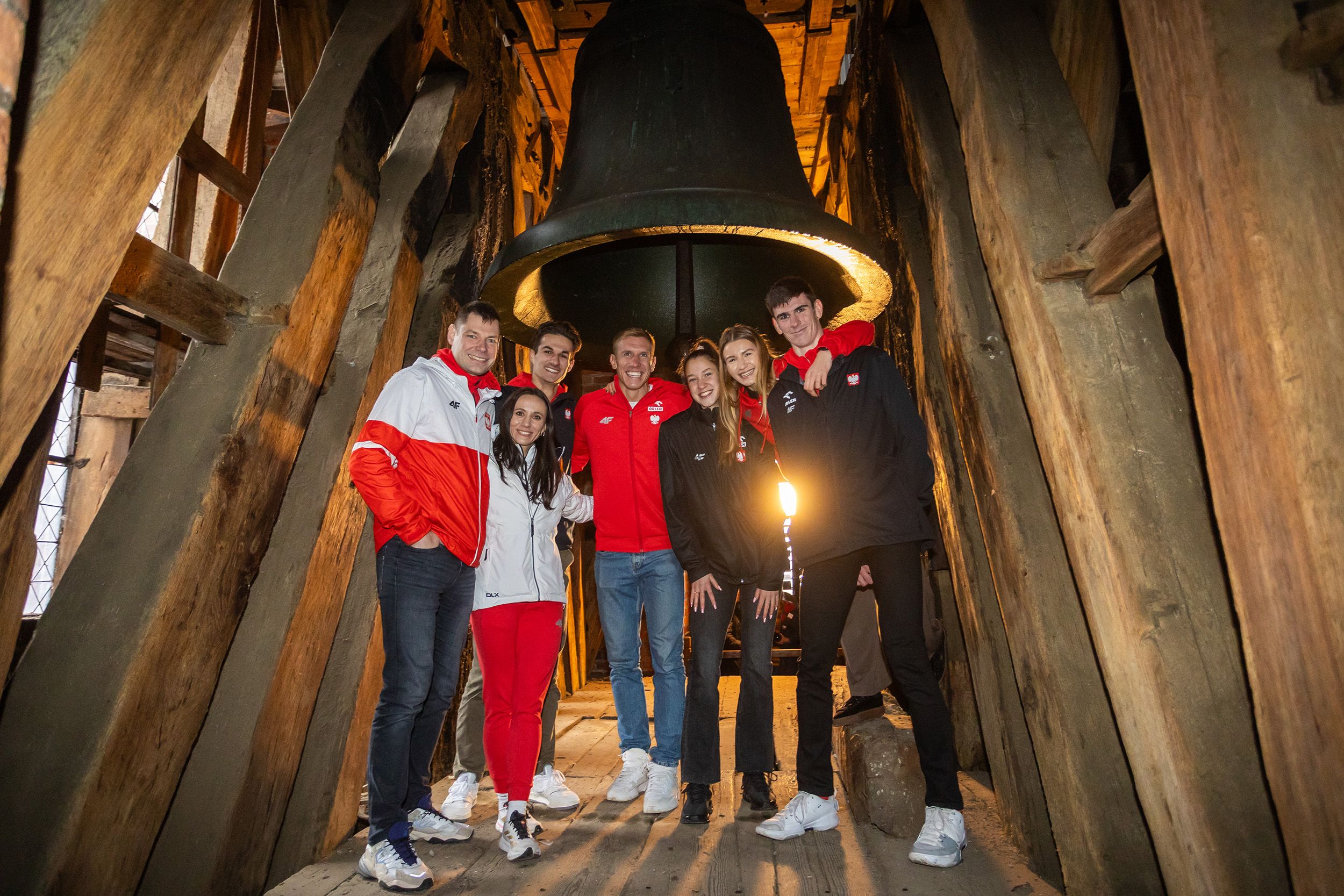 Tuba Dei with the athletes