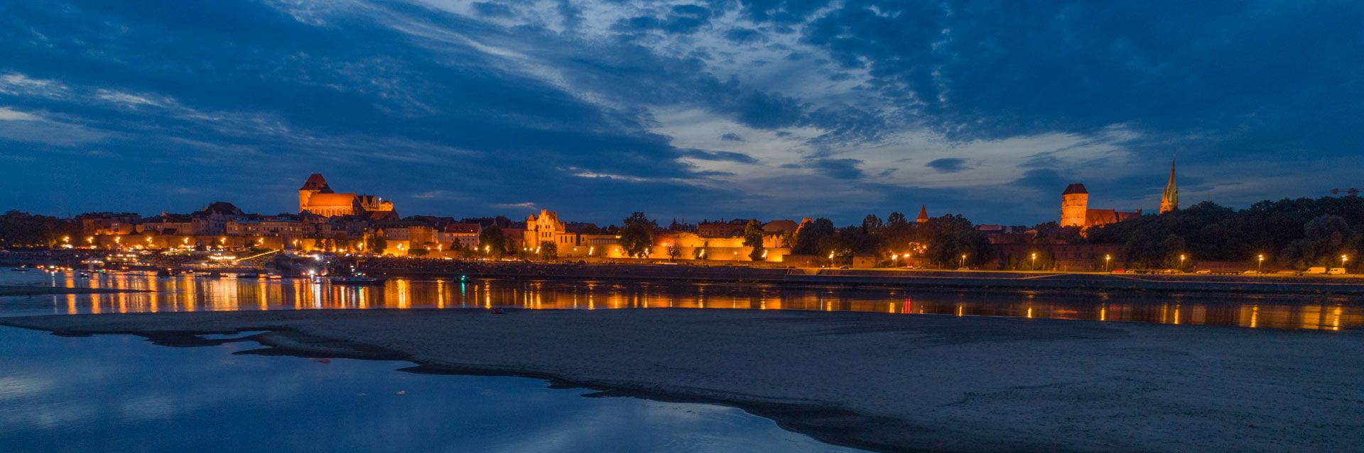 Panorama of Toruń