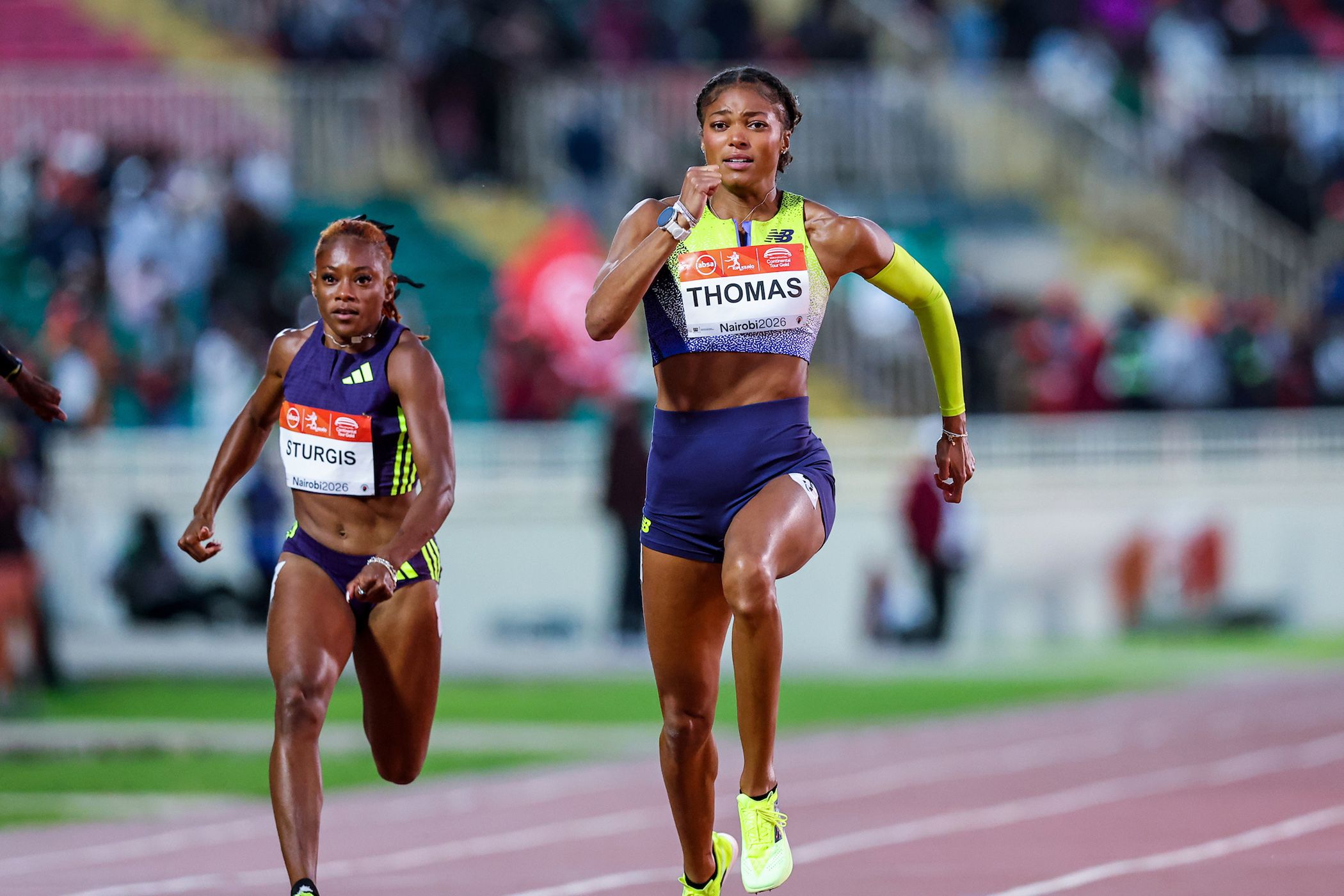 Gabby Thomas in Nairobi