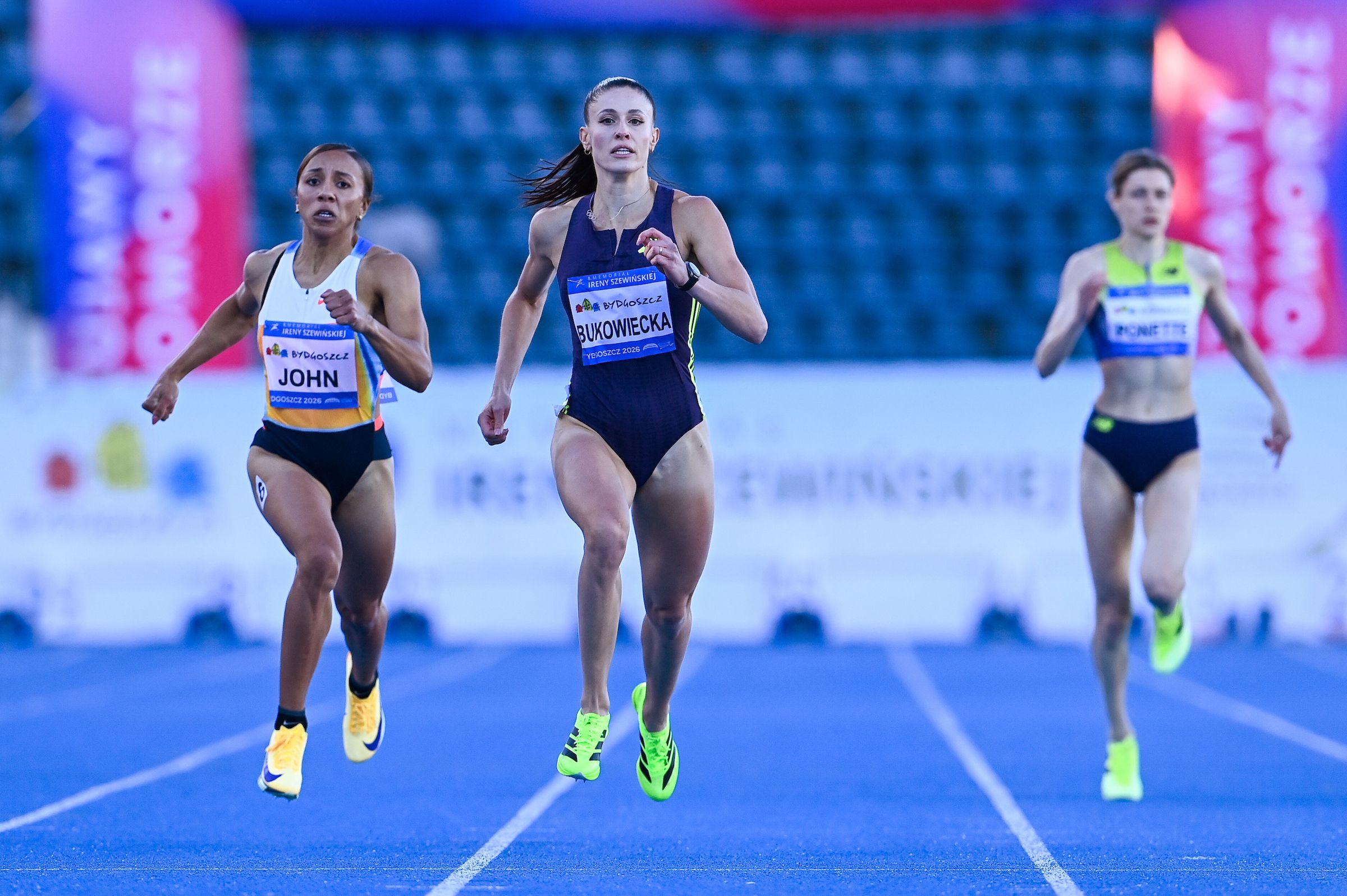 Natalia Bukowiecka on her way to victory in Bydgoszcz