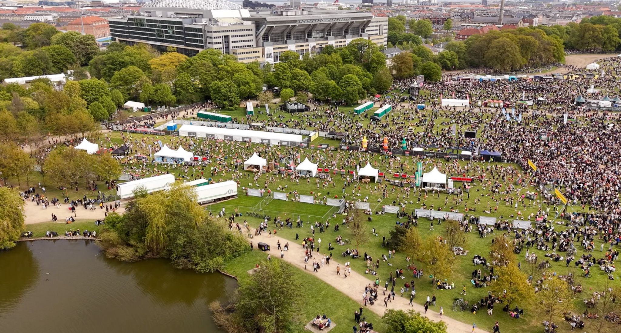Runners Area in Fælledparken