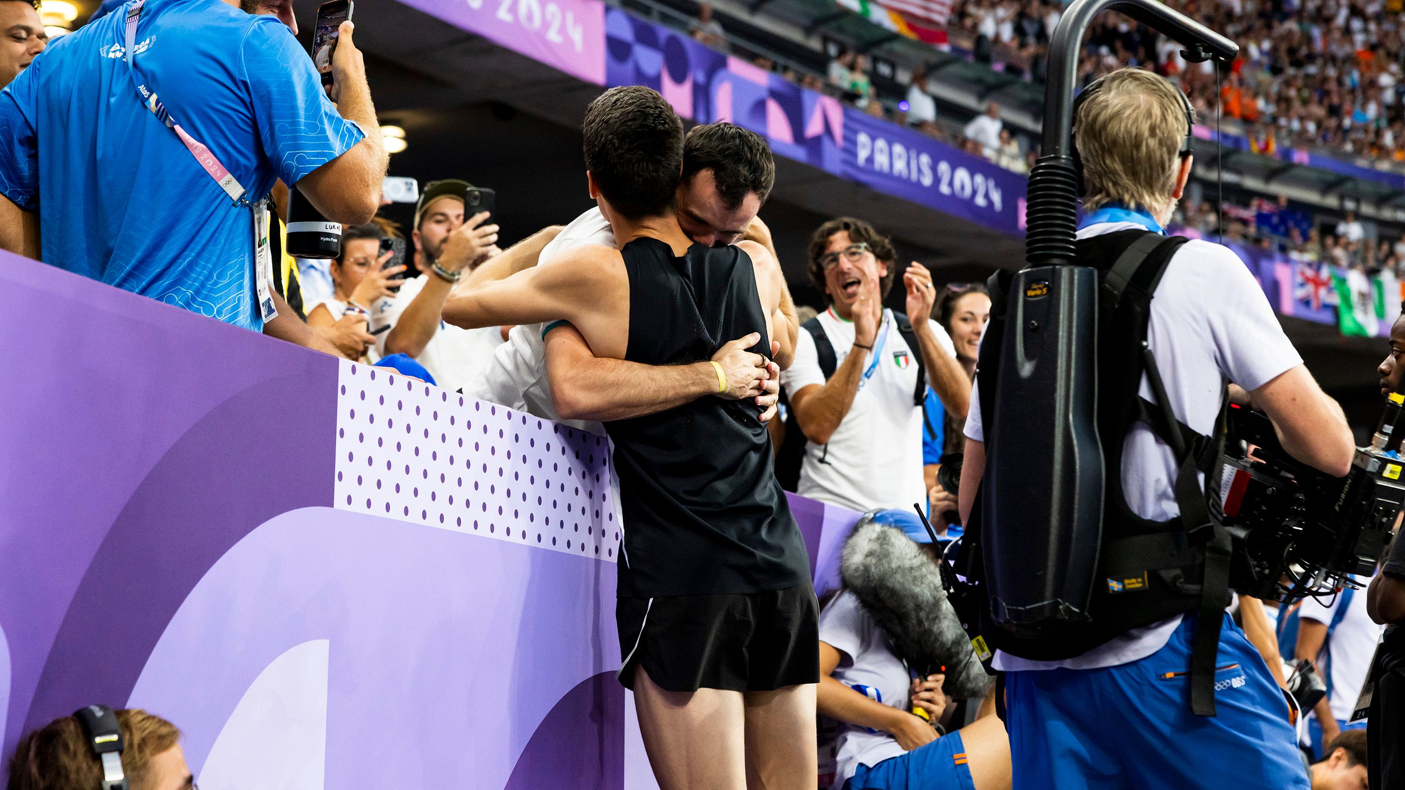 James Sandilands and Hamish Kerr at the Paris 2024 Olympic Games