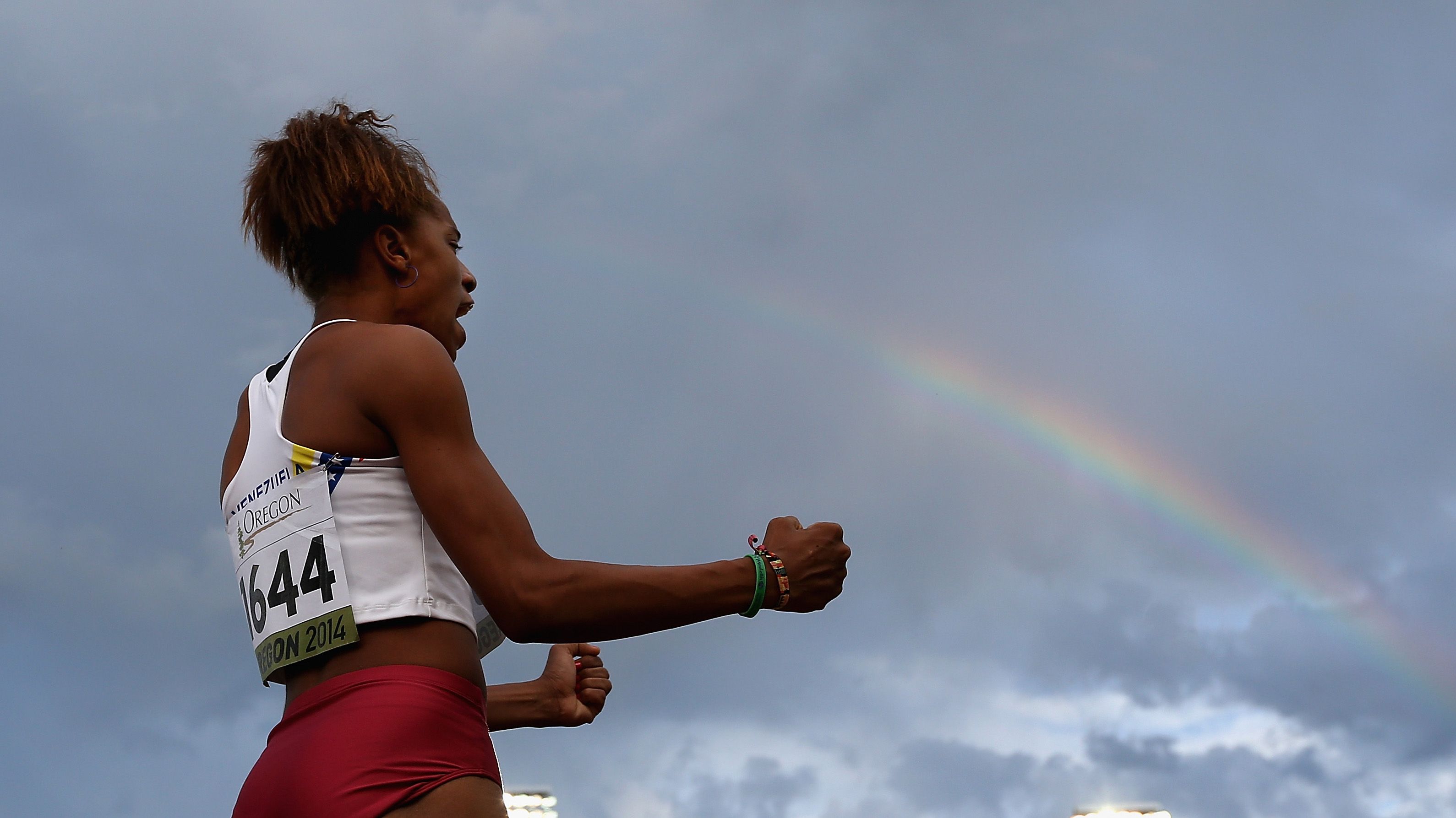 Yulimar Rojas at the World U20 Championships in Eugene