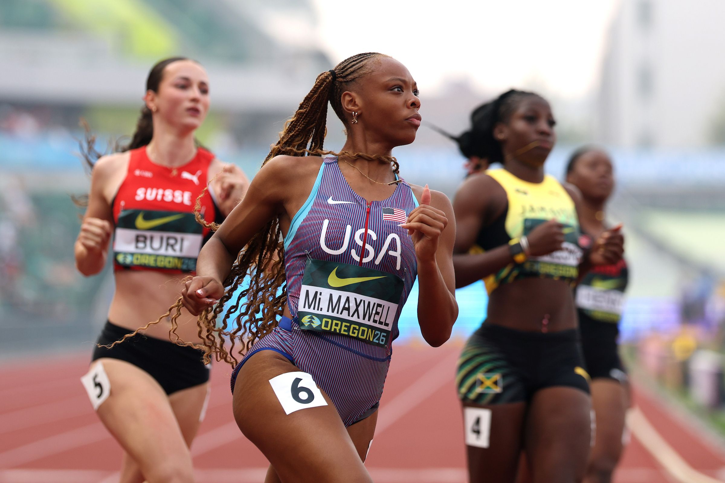 Mia Maxwell in action in Oregon