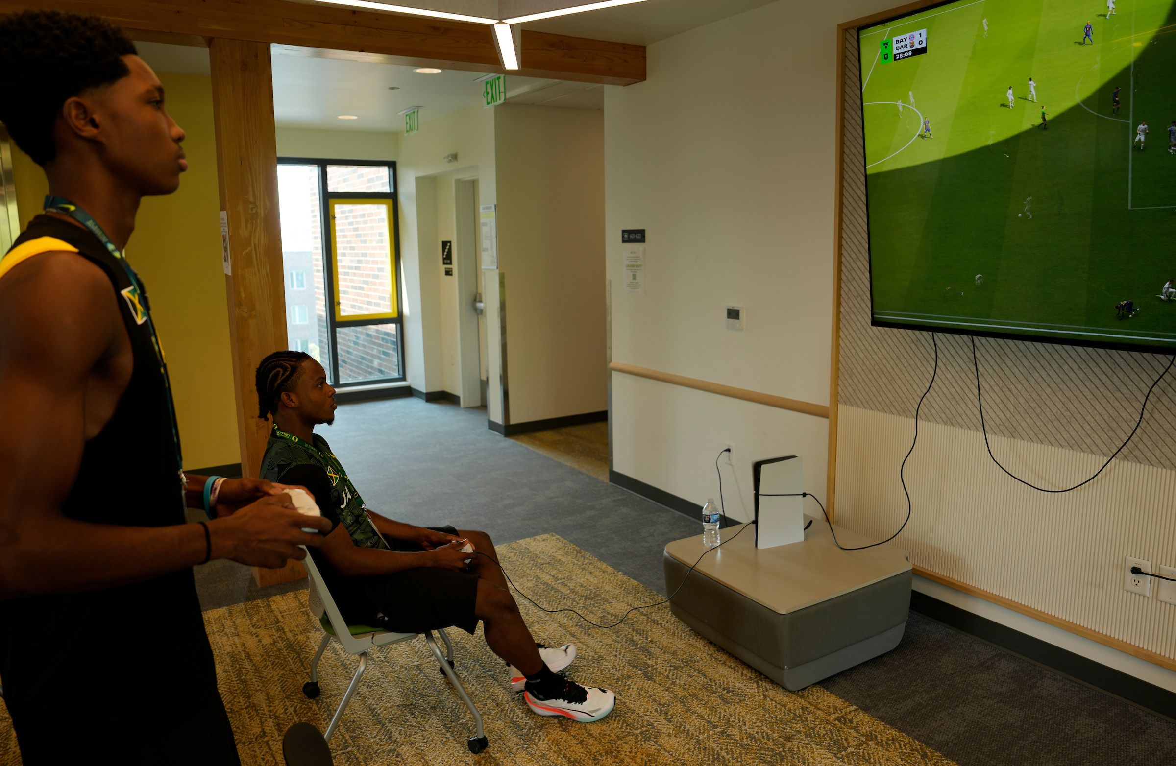 Downtime at New Residence Hall