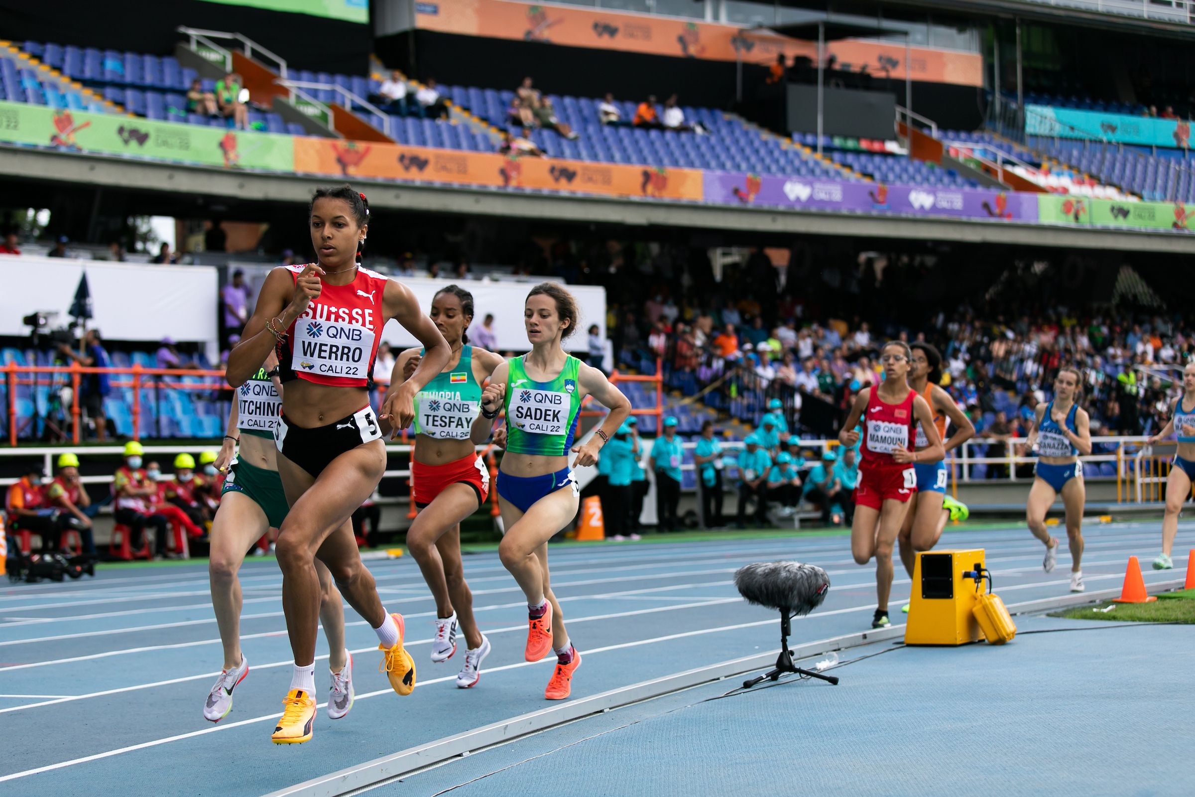 Audrey Werro at the 2022 World U20 Championships