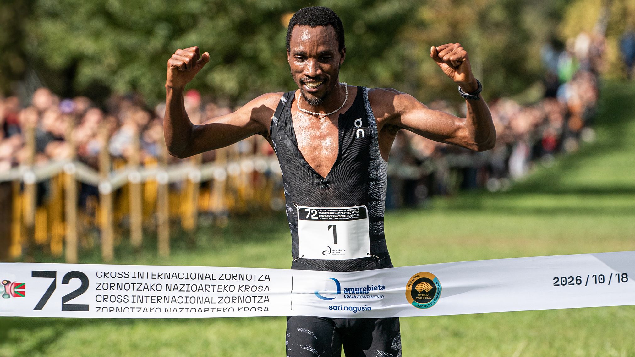 Egide Ntakarutimana at the Cross Internacional Zornotza