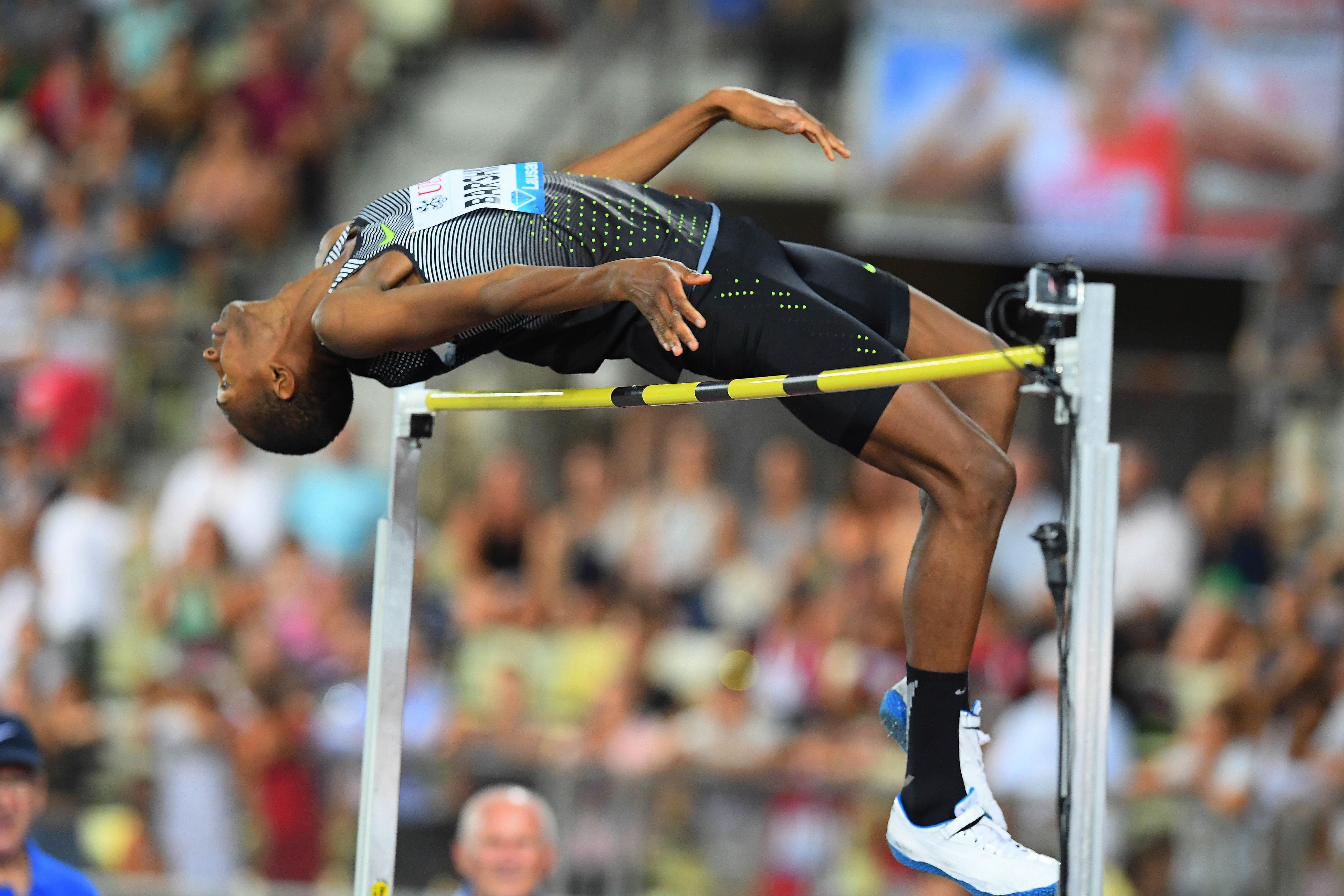 Mutaz Essa Barshim at the 2016 Diamond League meeting in Lausanne