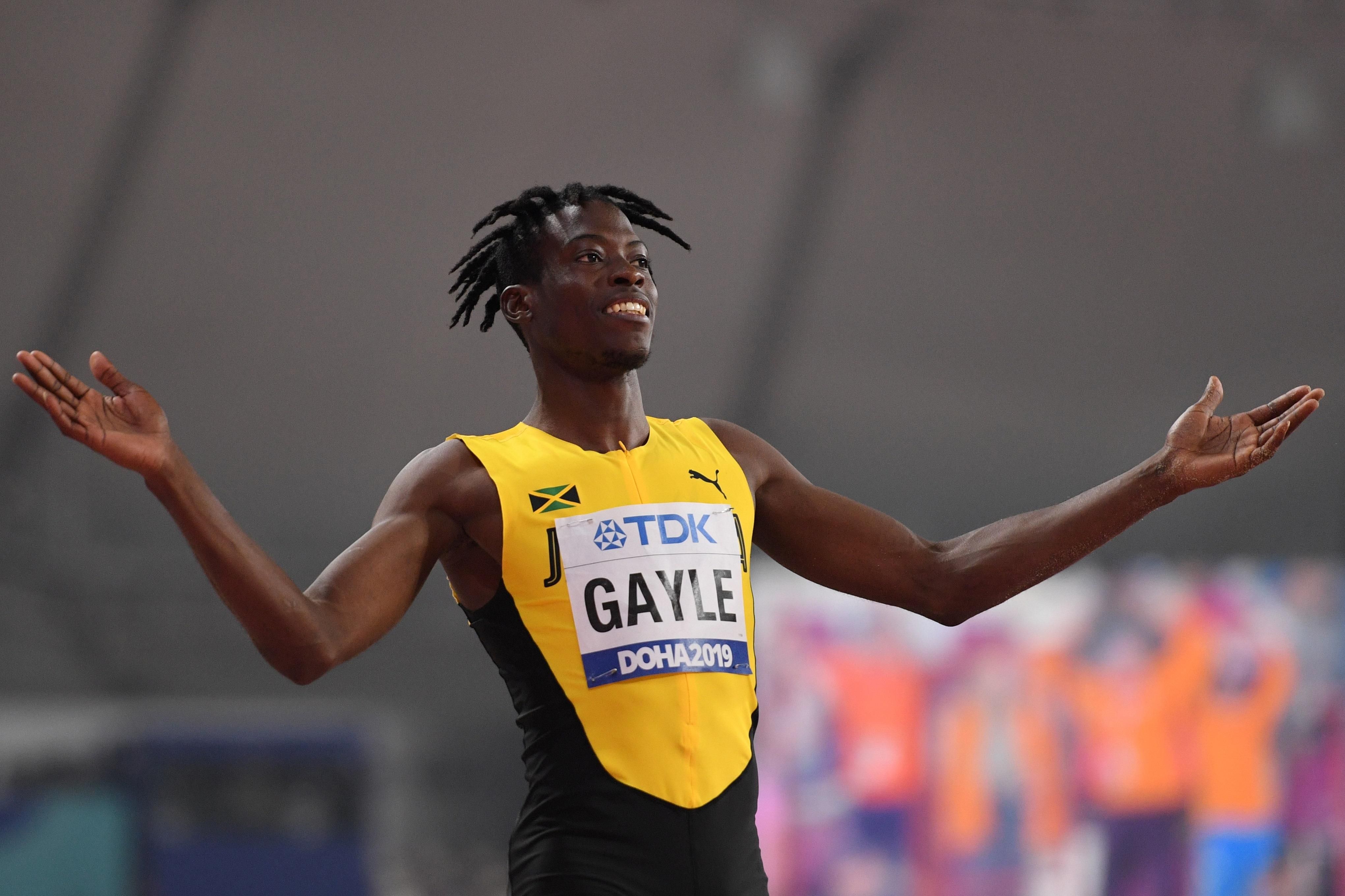 Tajay Gayle at the 2019 World Championships