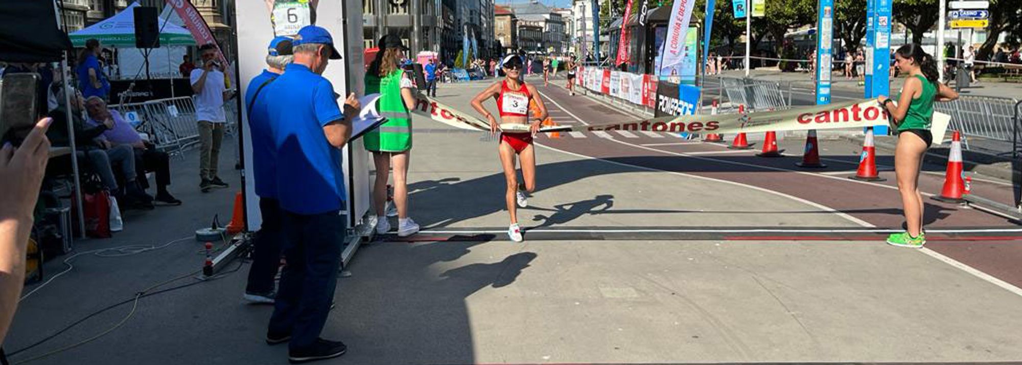 China's Qieyang Shenjie and Spain's Alvaro Martin captured respective 20km race walk victories