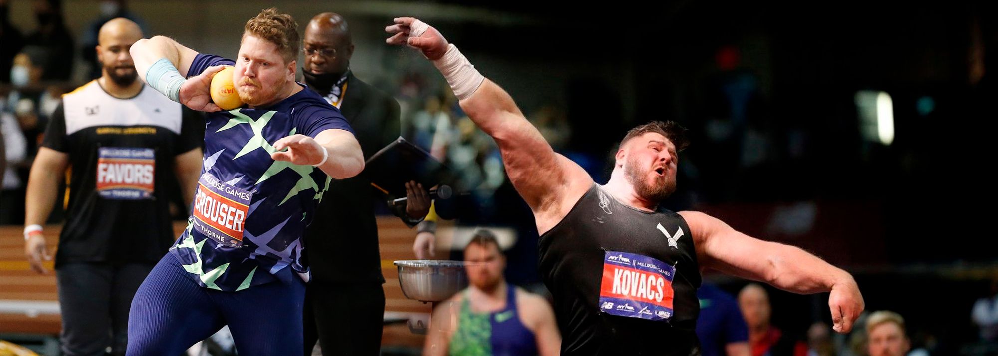 Ryan Crouser and Joe Kovacs will renew their shot put rivalry at the Millrose Games
