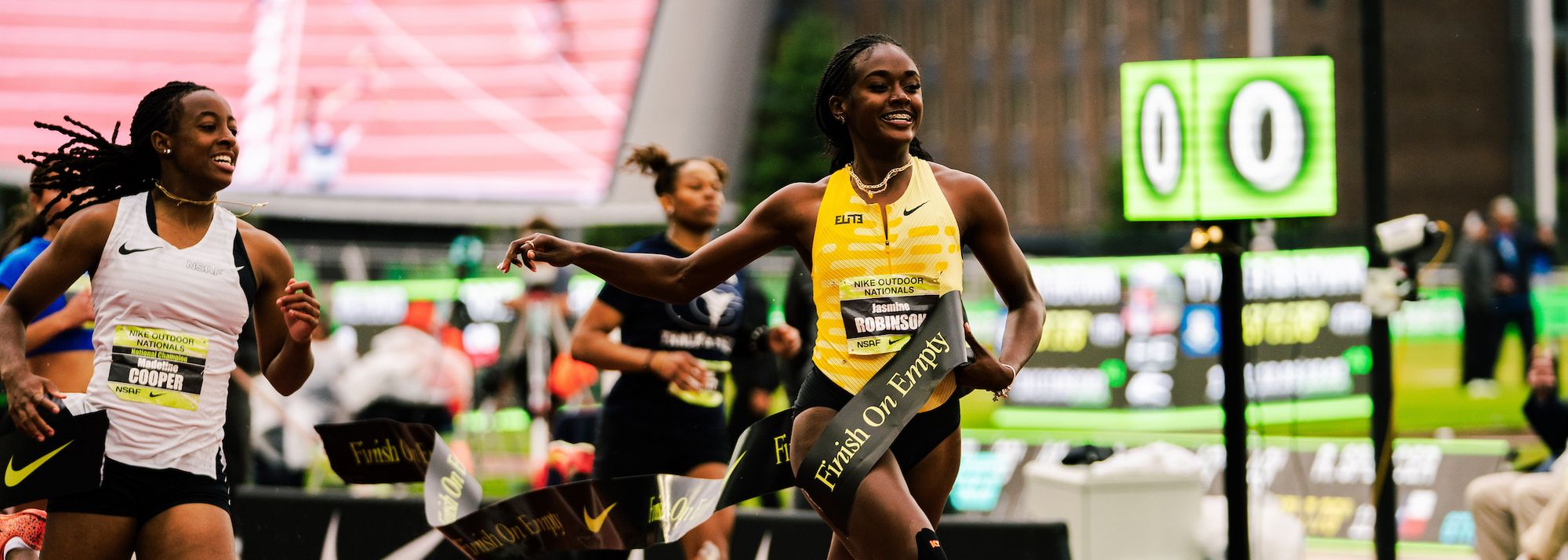 Robinson lit the world on fire with a preps career that led to the World Athletics U20 Championships in 2024 and a commitment to the University of Georgia in 2025. Now, though, she wants to chase the field back down from an old perspective — and tell a new story in the process.