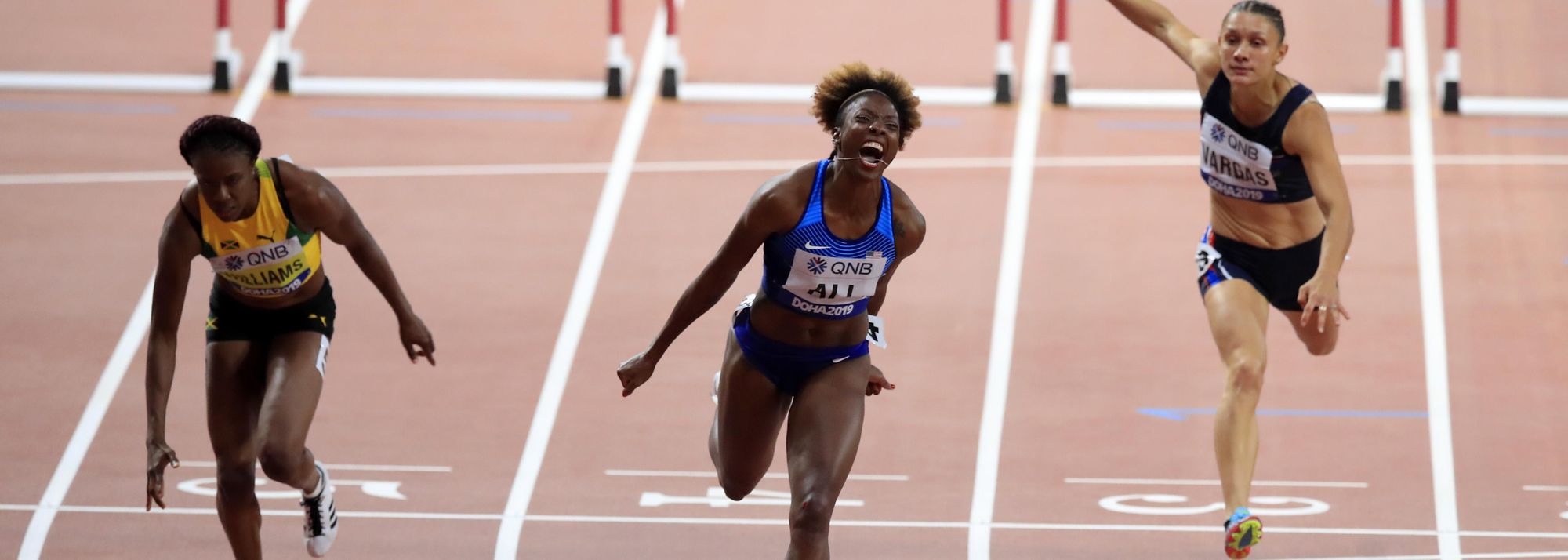 Three victories on the concluding day of the World Athletics Championships Doha 2019 – from 100m hurdler Nia Ali and the men’s and women’s 4x400m teams - bolstered the United States’ position at the top of the medal table, taking their count to 14 golds and 29 medals in total.