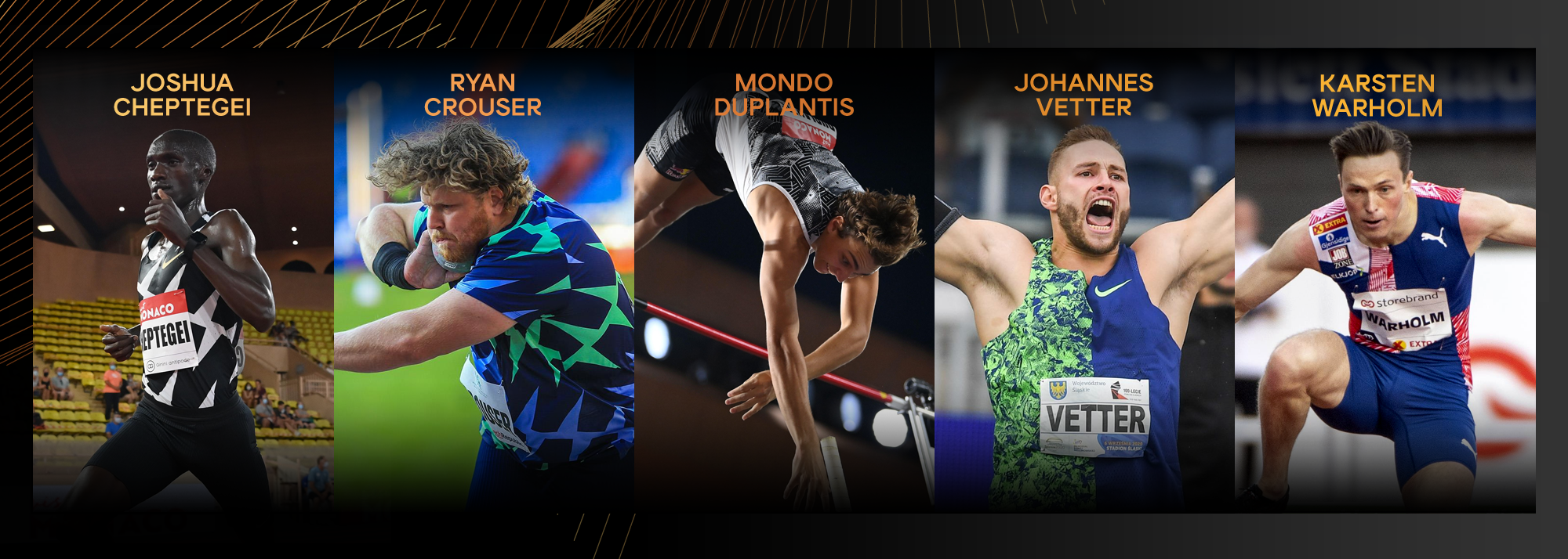 Finalists announced for Male World Athlete of the Year 2020 PRESS