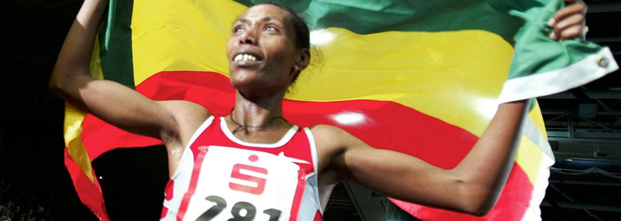 Berhane Adere got her first ever glimpse of an indoor track when she arrived at the Hanns-Martin-Schleyer-Halle in Stuttgart in 2002