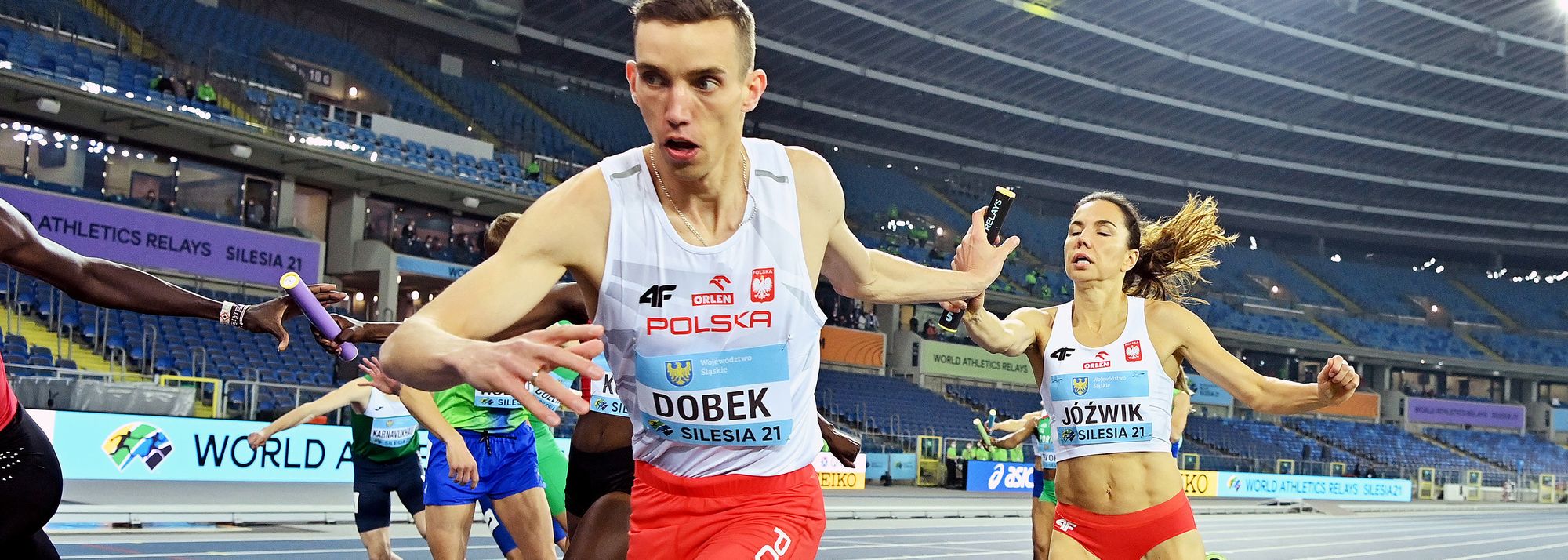 There was success for the host nation Poland on an action-packed first evening of competition at the World Athletics Relays Silesia 21.