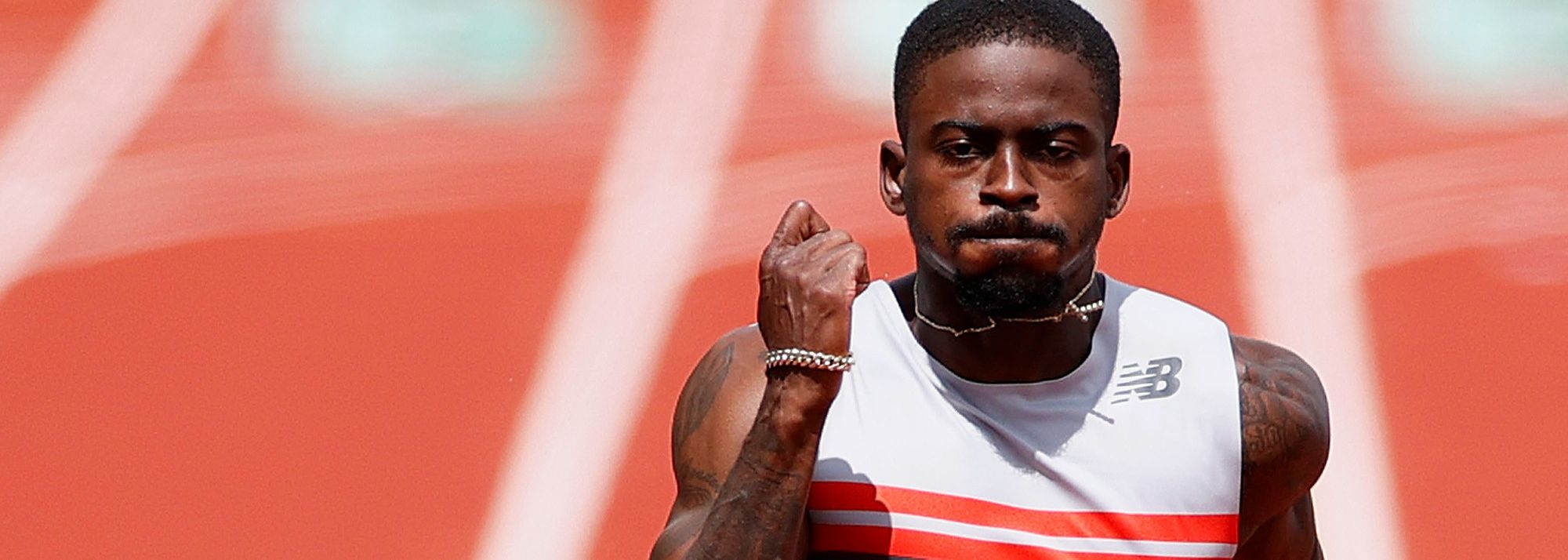 Trayvon Bromell stormed to seventh on the world 100m all-time list on Saturday by running a world-leading 9.77 at the NACAC New Life Invitational in Miramar, Florida.