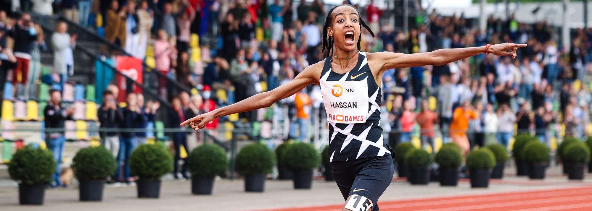 Sifan Hassan continued to make history by breaking the world 10,000m record at the FBK Games on Sunday.