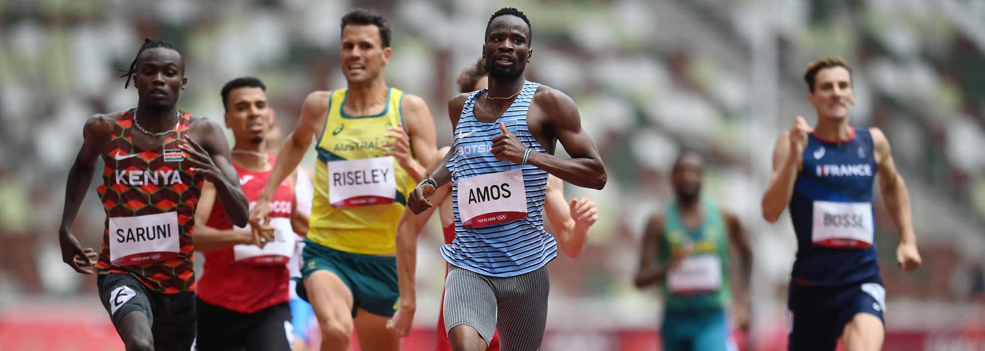 Amos, 'last man standing' from epic 2012 Olympic 800m ...