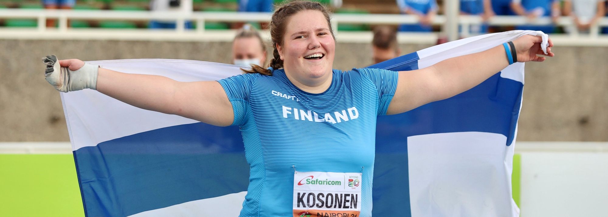 Silja Kosonen broke the championship record to get gold in Nairobi.
