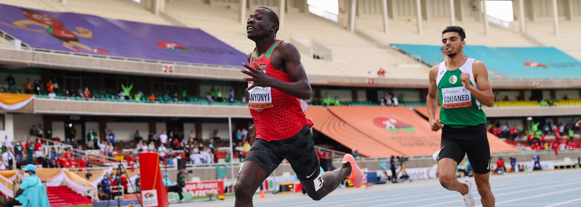 A Kenyan middle distance blitz in the final session today, sparked by Emmanuel Wanyonyi’s superb championship record in the men’s 800m, ensured that the host nation topped the medal tally at the World Athletics U20 Championships in Nairobi.