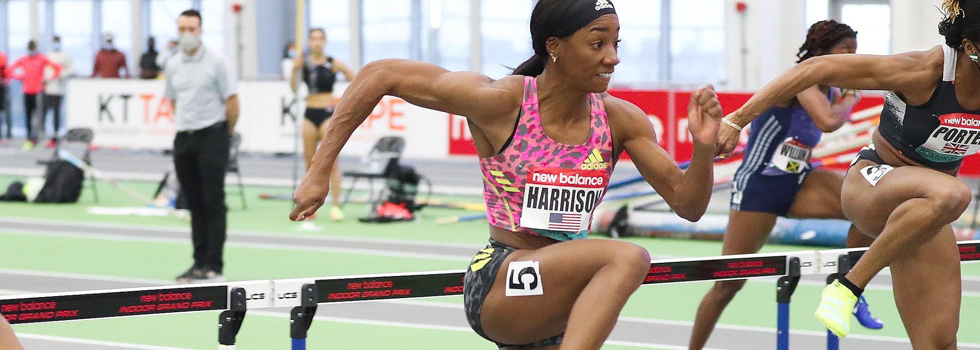 Terrence Jones breaks through with 6.45 for 60m, Kendra Harrison storms to 7.81 60m hurdles win