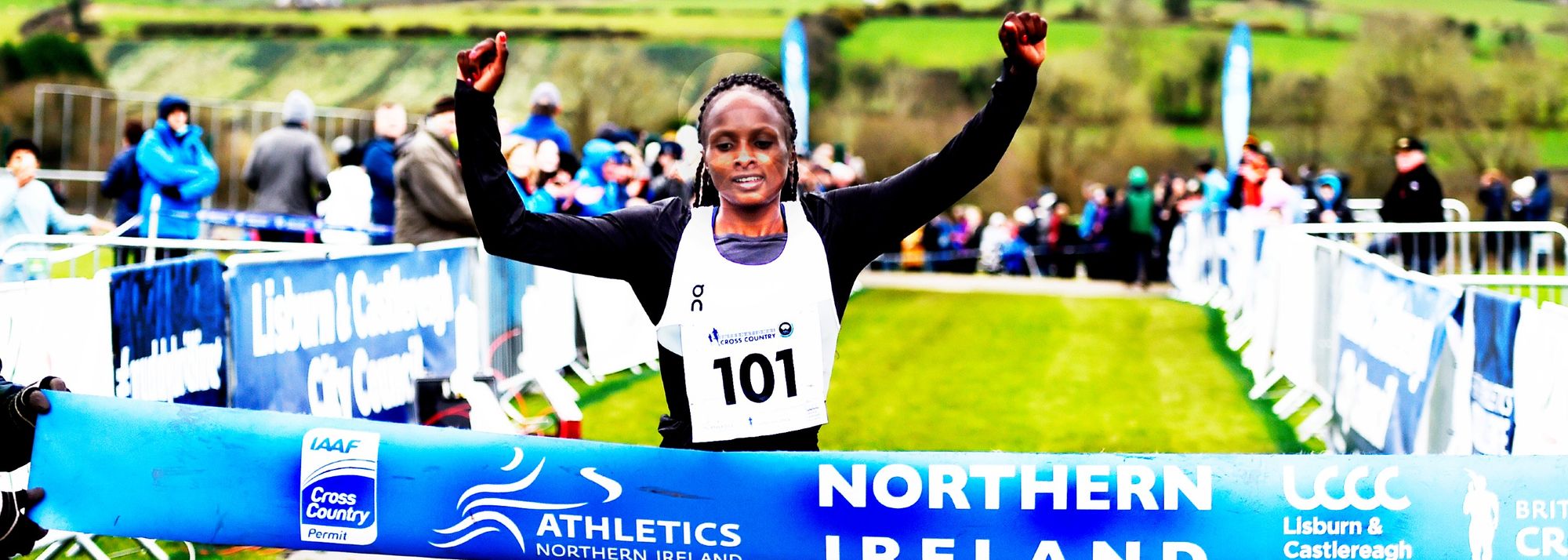 Hellen Obiri started her year with a win at the Northern Ireland International Cross Country.