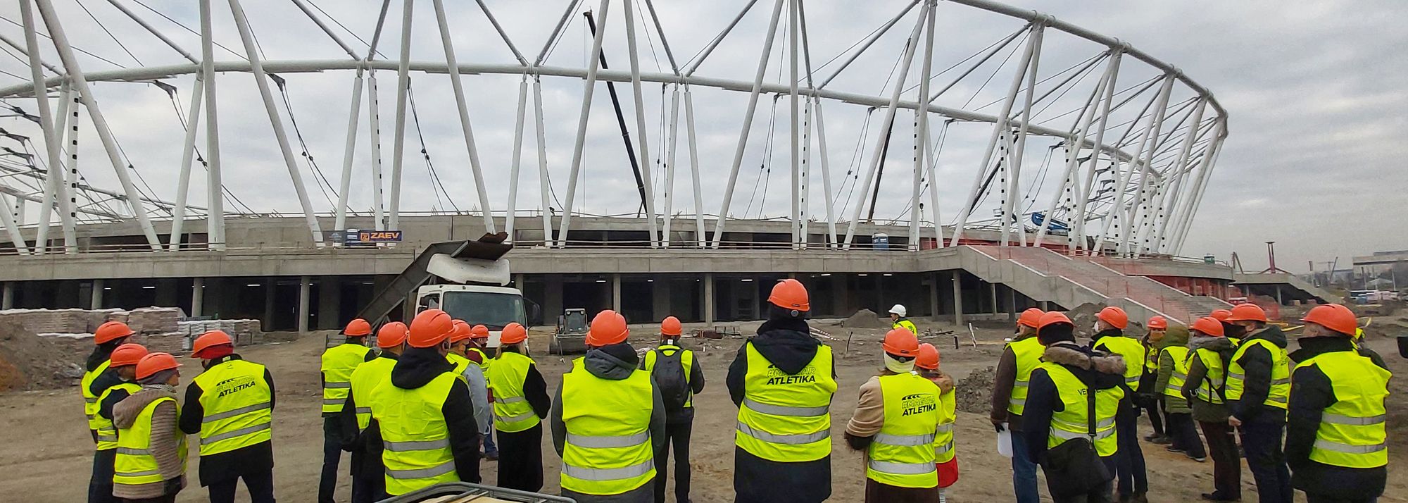 The stadium is due to be completed in March 2023