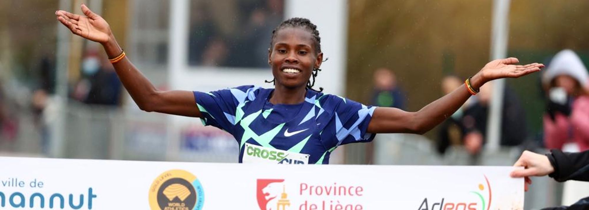 Peruth Chemutai and Samuel Fitwi won at the World Athletics Cross Country Tour Gold meeting.