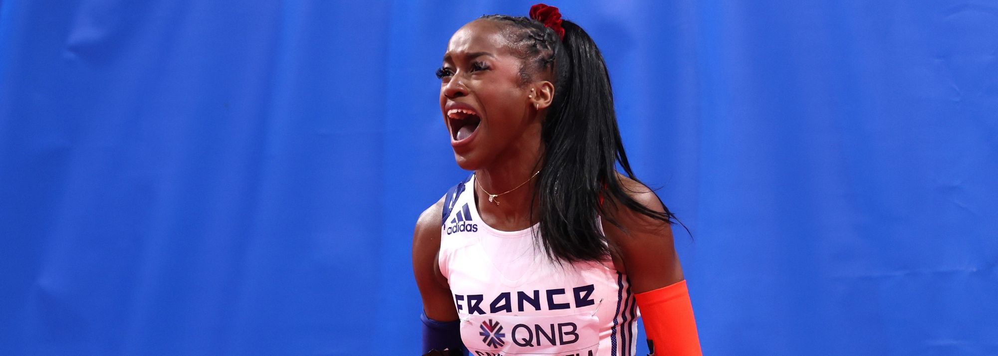 Injury denied Cyrena Samba-Mayela her Tokyo Olympics dream but she returned to the global stage in style in Belgrade.