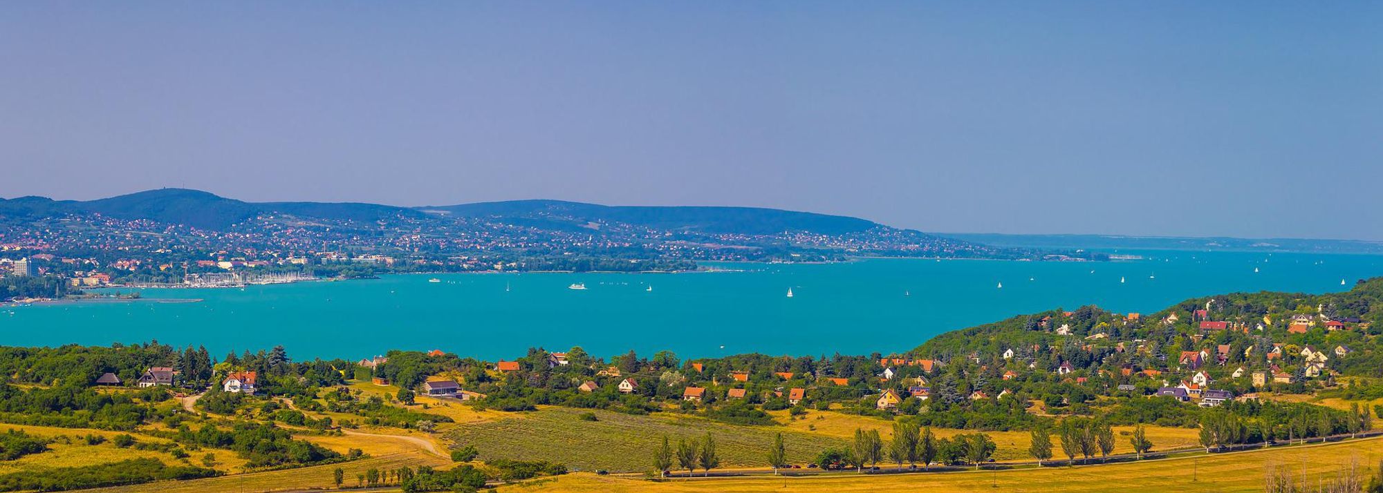 Lake Balaton is a favorite holiday destination for city dwellers.