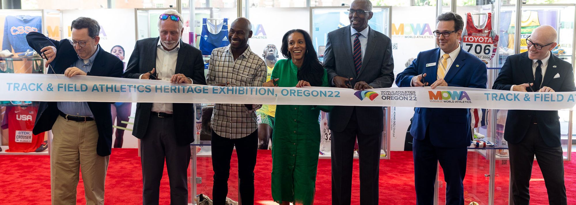 The MOWA Track & Field Heritage Exhibition Oregon22 has launched at the University of Oregon