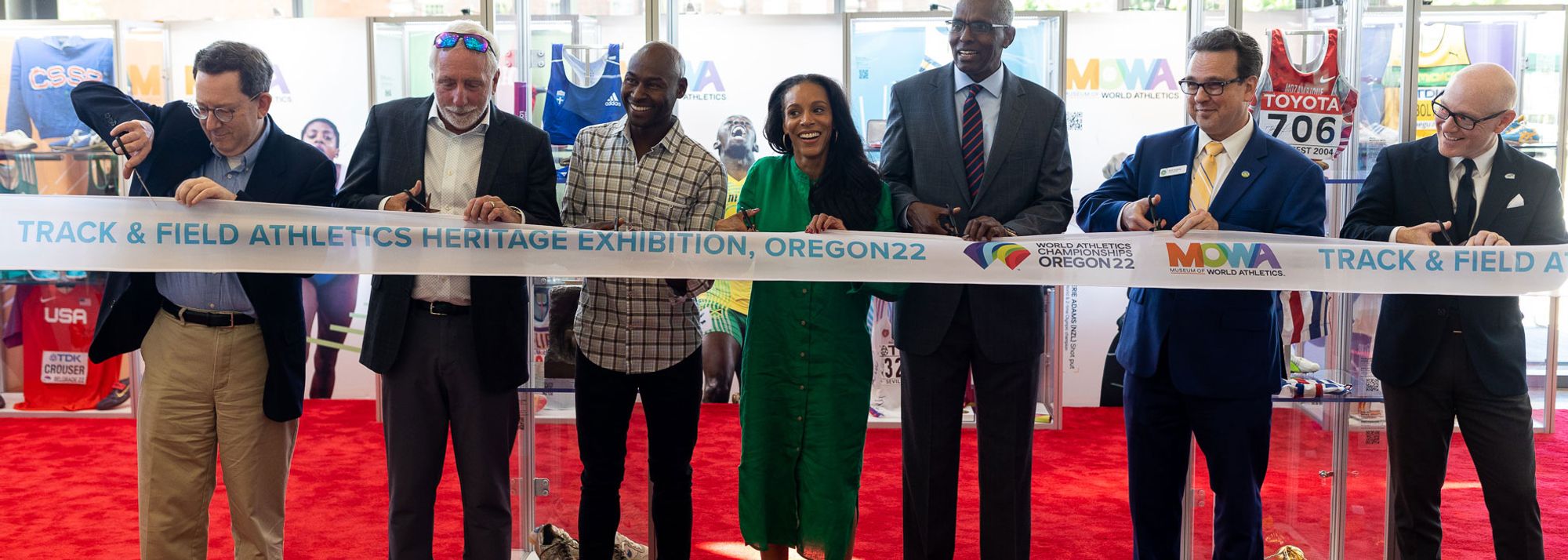 The MOWA Track & Field Heritage Exhibition Oregon22 has launched at the University of Oregon