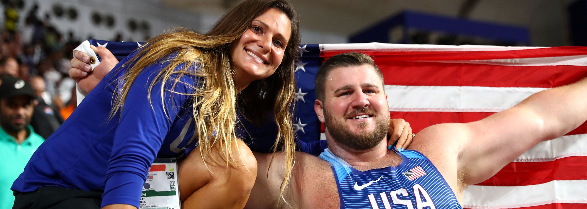 Ashley Kovacs, coach to two-time world shot put champion Joe Kovacs, is the first to star in this new podcast series