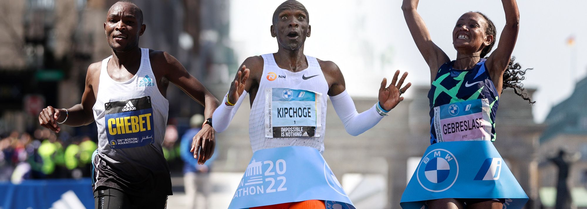World record-holder and double Olympic champion Eliud Kipchoge will make his Boston Marathon debut