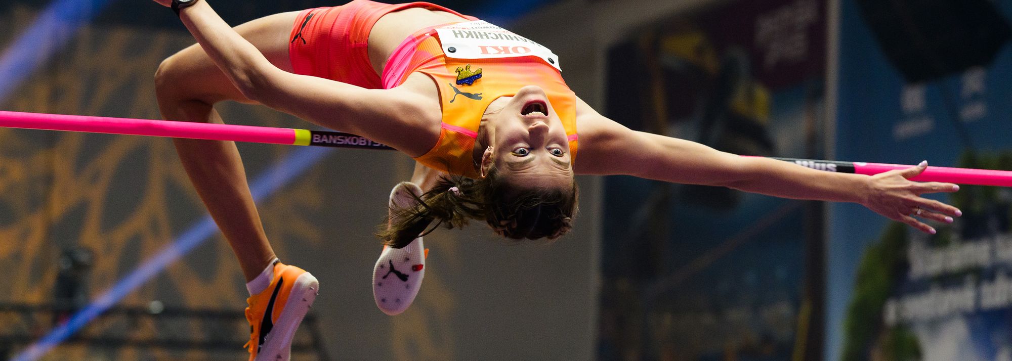 Yaroslava Mahuchikh claimed a record-equalling fourth high jump victory at the Banskobystricka latka