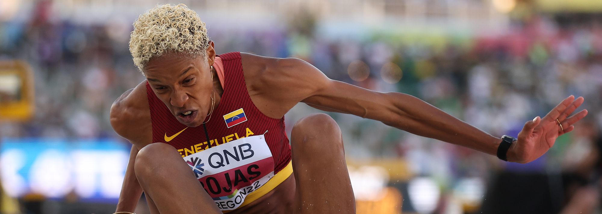 Yulimar Rojas is one of the most colourful athletes of track and field's present era. Venezuela’s world record holder triple jumper could win up to two gold medals World Athletics Championships Budapest 23.
