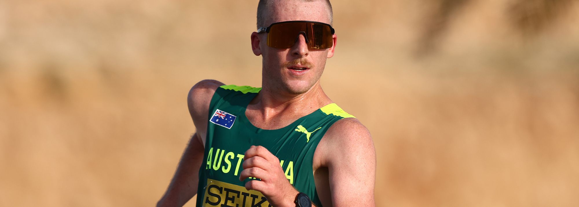 A 1:18:46 20km race walk win in Nomi means Declan Tingay is now sure of his place in the pack
