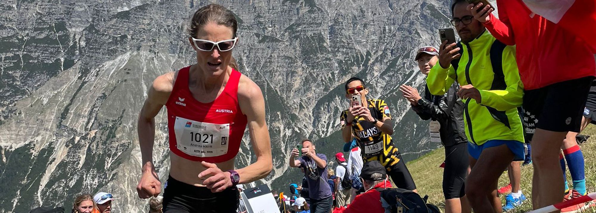 Austria’s Andrea Mayr and Kenya’s Patrick Kipngeno take gold in the vertical uphill events on day one of the World Mountain and Trail Running Championships